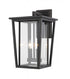 Z-Lite Seoul 2 Light Outdoor Wall Light in Black Finish Model: 571B-BK