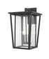 Z-Lite Seoul 3 Light Outdoor Wall Light in Black Finish Model: 571XL-BK