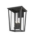 Z-Lite Seoul 4 Light Outdoor Wall Light in Black Finish Model: 571XXL-BK