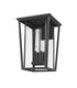 Z-Lite Seoul 4 Light Outdoor Wall Light in Black Finish Model: 571XXL-BK
