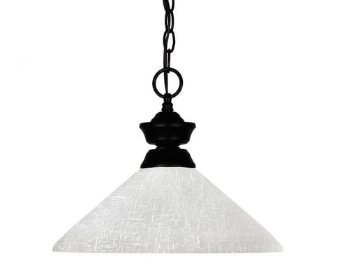 Z-Lite Shark 1 Light Pendant in Brushed Nickel Finish Model: 100701BN-AMO14