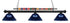 Z-Lite Shark 3 Light Billiard in Brushed Nickel Finish Model: 170BN-ARDB