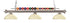 Z-Lite Shark 3 Light Billiard in Brushed Nickel Finish Model: 170BN-DGM14