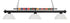 Z-Lite Shark 3 Light Billiard in Brushed Nickel Finish Model: 170BN-DGM14