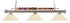 Z-Lite Shark 3 Light Billiard in Brushed Nickel Finish Model: 170BN-GM16
