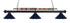 Z-Lite Shark 3 Light Billiard in Brushed Nickel Finish Model: 170BN-MBN