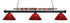Z-Lite Shark 3 Light Billiard in Brushed Nickel Finish Model: 170BN-PGR