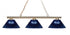 Z-Lite Sharp Shooter 3 Light Billiard in Brushed Nickel Finish Model: 155-3BN-ARG