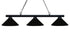 Z-Lite Sharp Shooter 3 Light Billiard in Brushed Nickel Finish Model: 155-3BN-MBN