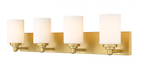 Z-Lite Soledad 4 Light Vanity in Brushed Gold Finish Model: 485-4V-BG
