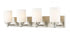 Z-Lite Soledad 4 Light Vanity in Brushed Gold Finish Model: 485-4V-BG