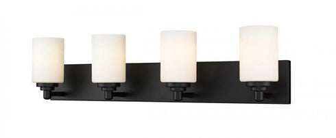 Z-Lite Soledad 4 Light Vanity in Brushed Gold Finish Model: 485-4V-BG