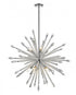 Z-Lite Soleia 10 Light Chandelier in Chrome Finish Model: 4002-10