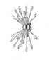 Z-Lite Soleia 4 Light Wall Sconce in Chrome Finish Model: 4002-4S