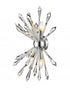 Z-Lite Soleia 4 Light Wall Sconce in Chrome Finish Model: 4002-4S