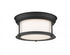 Z-Lite Sonna 2 Light Flush Mount in Brushed Nickel Finish Model: 2002F10-BN