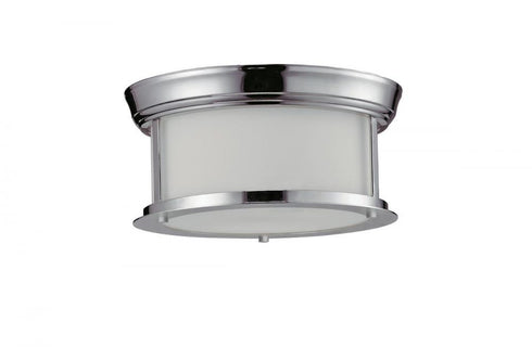 Z-Lite Sonna 2 Light Flush Mount in Brushed Nickel Finish Model: 2002F10-BN
