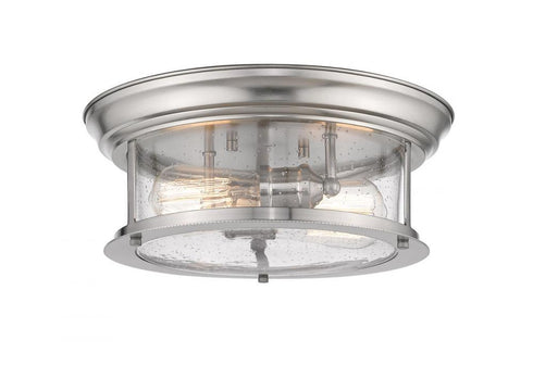 Z-Lite Sonna 2 Light Flush Mount in Chrome Finish Model: 2003F13-CH