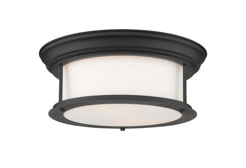 Z-Lite Sonna 2 Light Flush Mount in Chrome Finish Model: 2003F13-CH