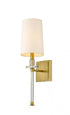 Z-Lite Sophia 1 Light Wall Sconce in Brushed Nickel Finish Model: 803-1S-BN