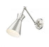Z-Lite Soriano 1 Light Wall Sconce in Brushed Nickel Finish Model: 351S-BN