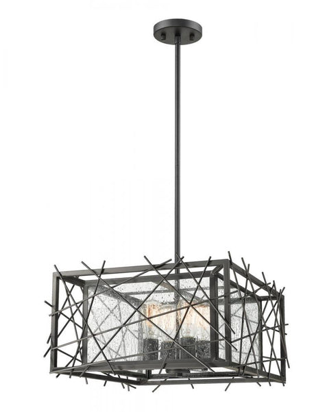 Z-Lite Stanwood 4 Light Chandelier in Bronze Finish Model: 8000-18BRZ