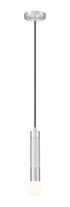 Z-Lite Stari 1 Light Pendant in Brushed Nickel Finish Model: 1956P-BN