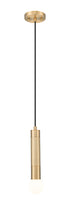 Z-Lite Stari 1 Light Pendant in Brushed Nickel Finish Model: 1956P-BN