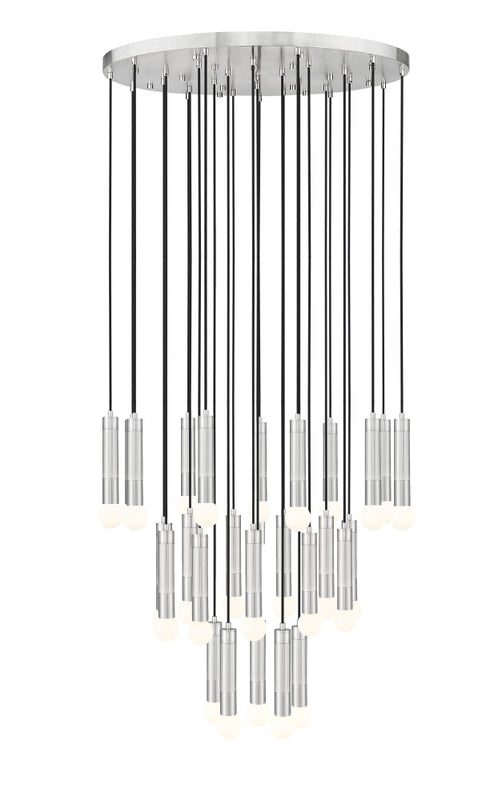 Z-Lite Stari 27 Light Chandelier in Brushed Nickel Finish Model: 1956P-27R-BN