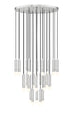 Z-Lite Stari 27 Light Chandelier in Brushed Nickel Finish Model: 1956P-27R-BN