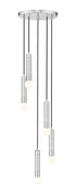 Z-Lite Stari 5 Light Chandelier in Brushed Nickel Finish Model: 1956P-5R-BN