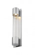 Z-Lite Striate 2 Light Outdoor Wall Light in Silver Finish Model: 575B-SL-LED