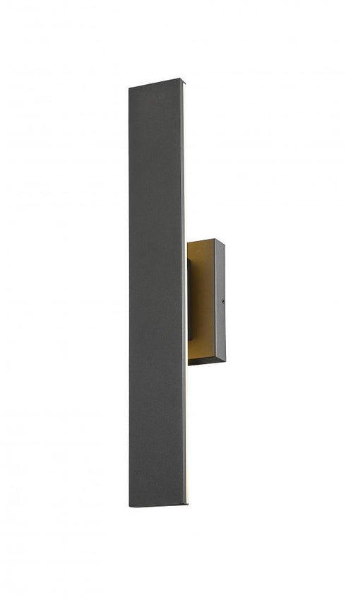 Z-Lite Stylet 2 Light Outdoor Wall Light in Sand Black Finish Model: 5006-24BK-LED