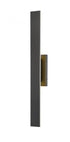 Z-Lite Stylet 2 Light Outdoor Wall Light in Sand Black Finish Model: 5006-36BK-LED