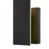 Z-Lite Stylet 2 Light Outdoor Wall Light in Sand Black Finish Model: 5007-18BK-LED