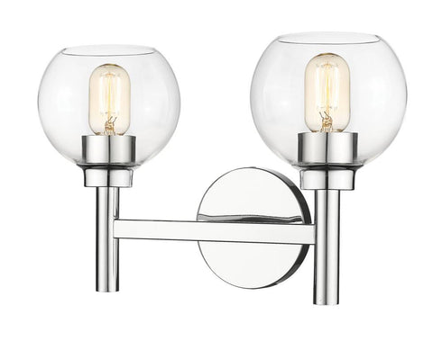 Z-Lite Sutton 2 Light Vanity in Brushed Gold Finish Model: 7502-2V-BG