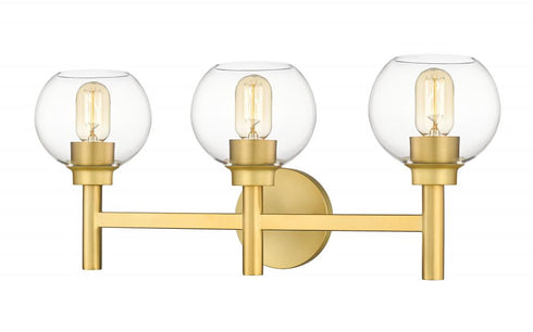 Z-Lite Sutton 3 Light Vanity in Brushed Gold Finish Model: 7502-3V-BG