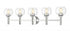 Z-Lite Sutton 5 Light Vanity in Brushed Gold Finish Model: 7502-5V-BG