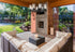 Z-Lite Tahoe 8 Light Outdoor Chandelier in Ashen Barnboard Finish Model: 588-8ABB