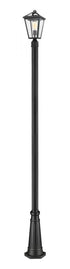 Z-Lite Talbot 1 Light Outdoor Post Mounted Fixture in Black Finish Model: 579PHMR-519P-BK