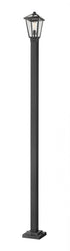 Z-Lite Talbot 1 Light Outdoor Post Mounted Fixture in Black Finish Model: 579PHMS-536P-BK