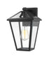 Z-Lite Talbot 1 Light Outdoor Wall Light in Black Finish Model: 579M-BK