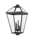 Z-Lite Talbot 4 Light Outdoor Post Mount Fixture in Black Finish Model: 579PHXLXS-BK