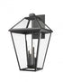 Z-Lite Talbot 4 Light Outdoor Wall Light in Black Finish Model: 579XLX-BK