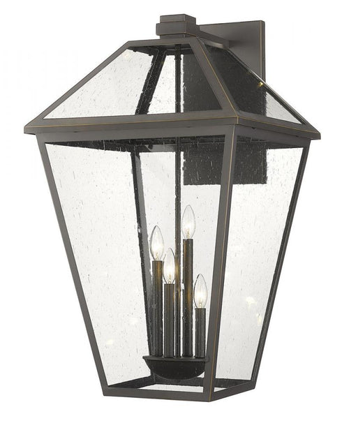 Z-Lite Talbot 4 Light Outdoor Wall Light in Black Finish Model: 579XLX-BK