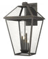 Z-Lite Talbot 4 Light Outdoor Wall Light in Black Finish Model: 579XLX-BK