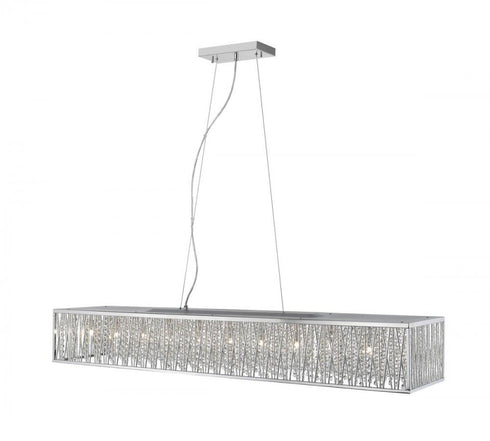 Z-Lite Terra 11 Light Island Pendant in Chrome Finish Model: 872CH-56