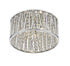 Z-Lite Terra 3 Light Flush Mount in Chrome Finish Model: 872CH-RF12