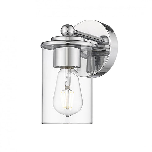 Z-Lite Thayer 1 Light Wall Sconce in Brushed Nickel Finish Model: 742-1S-BN