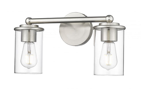 Z-Lite Thayer 2 Light Vanity in Brushed Nickel Finish Model: 742-2V-BN